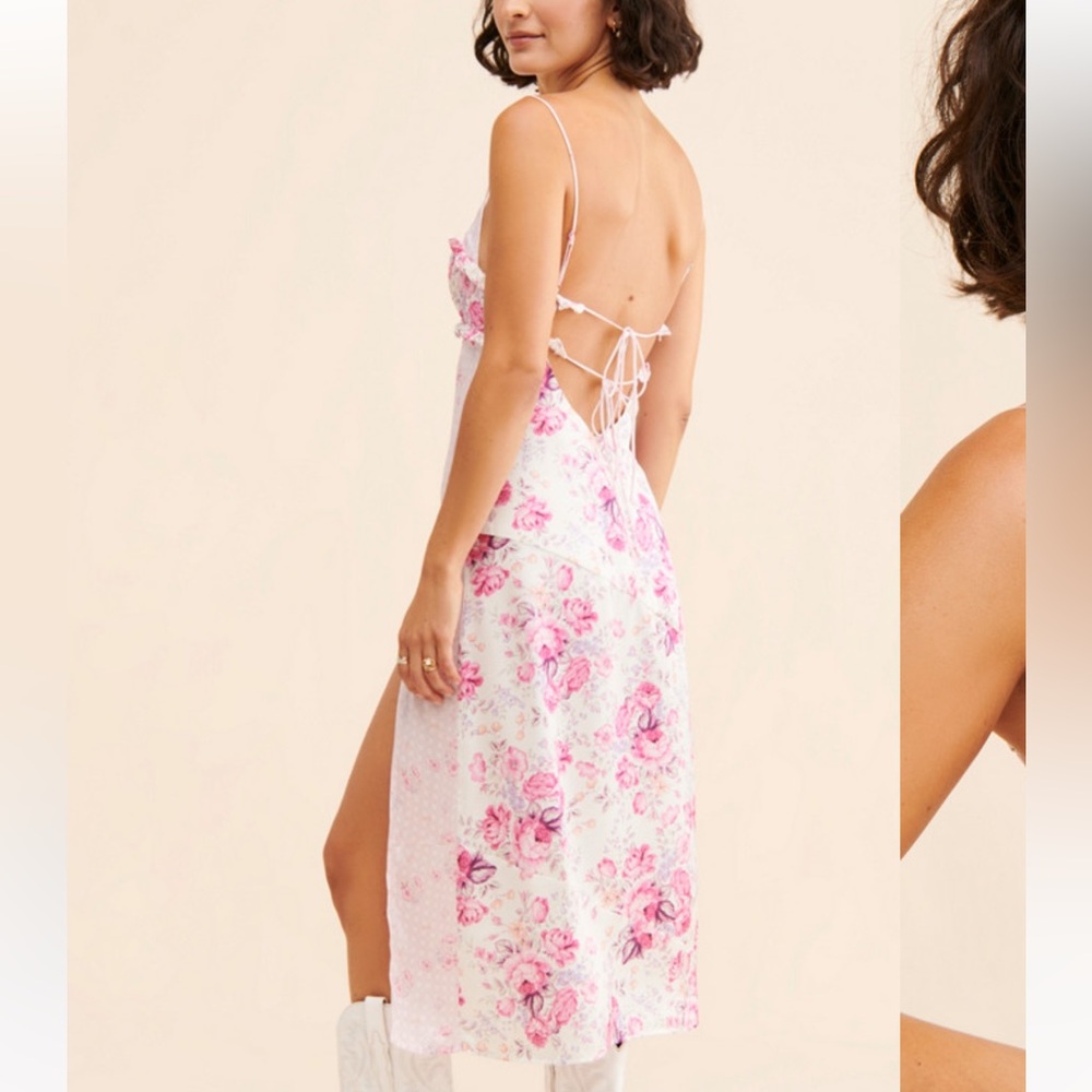 For Love & Lemons Taylor Midi Dress 🍋 💖
